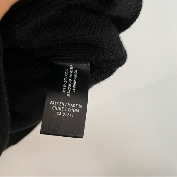 Simons - Icône exclusive - Brushed knit tube top in black - Picture 5 of 6